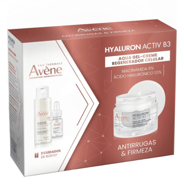 Avène Coffret Aqua Gel Creme Hyaluron Activ B3 - Antirrugas & Firmeza